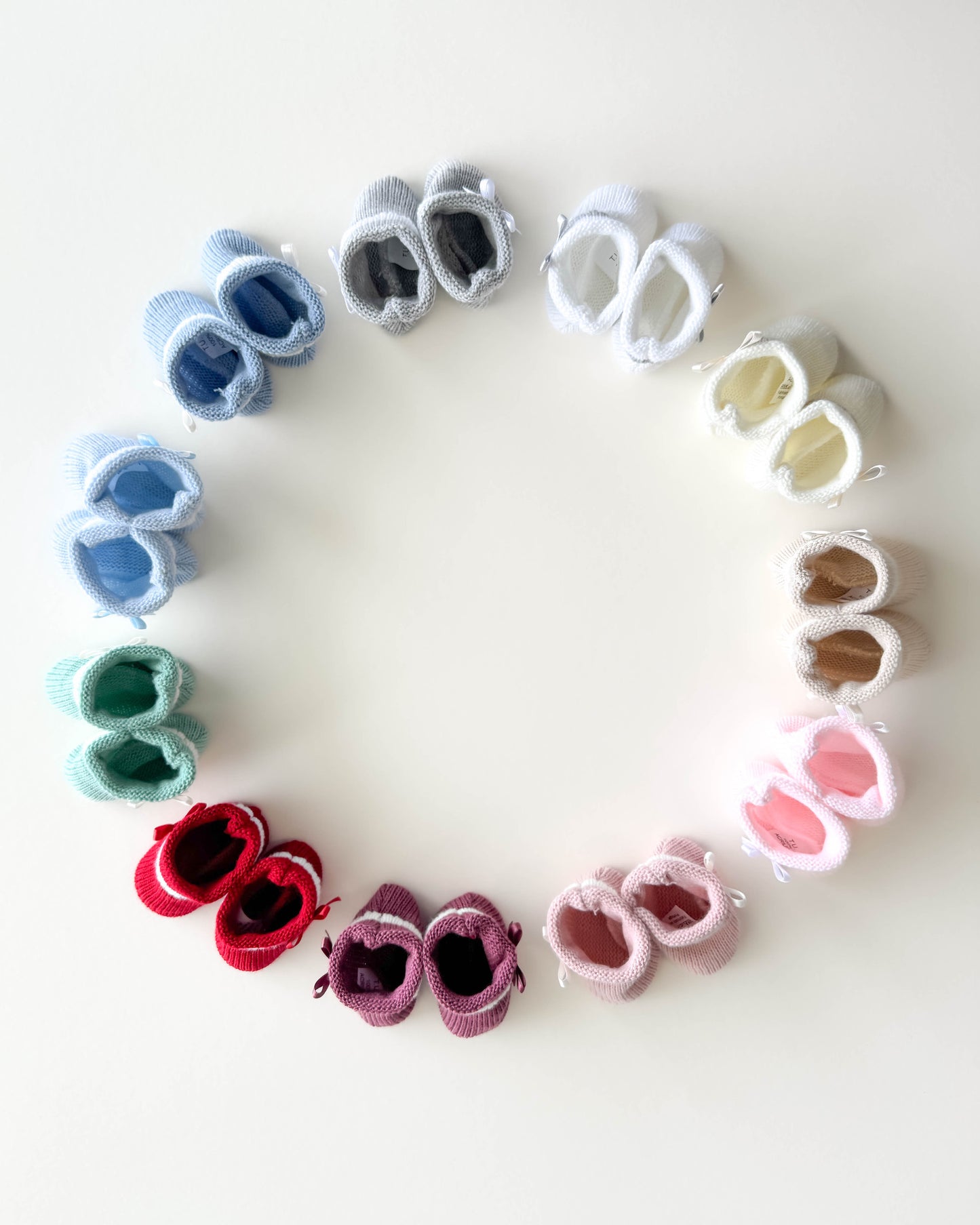 Brisa Knit Baby Booties