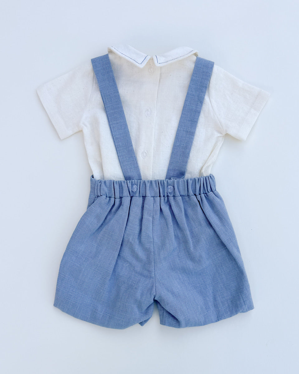 Afonso Linen Overall Set