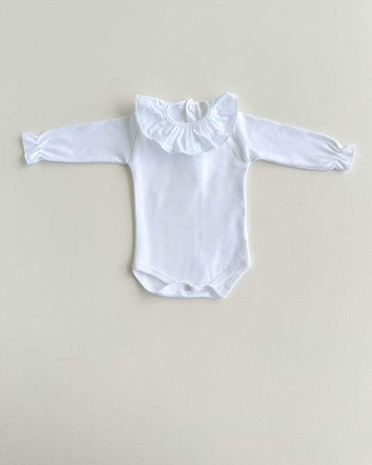 Carolina Ruffle Collar Bodysuit