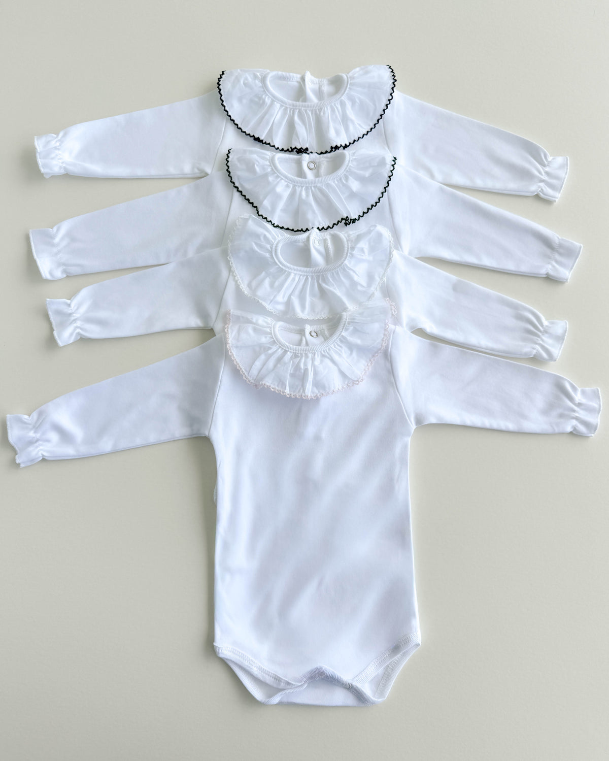 Coimbra Ruffle Collar Bodysuit