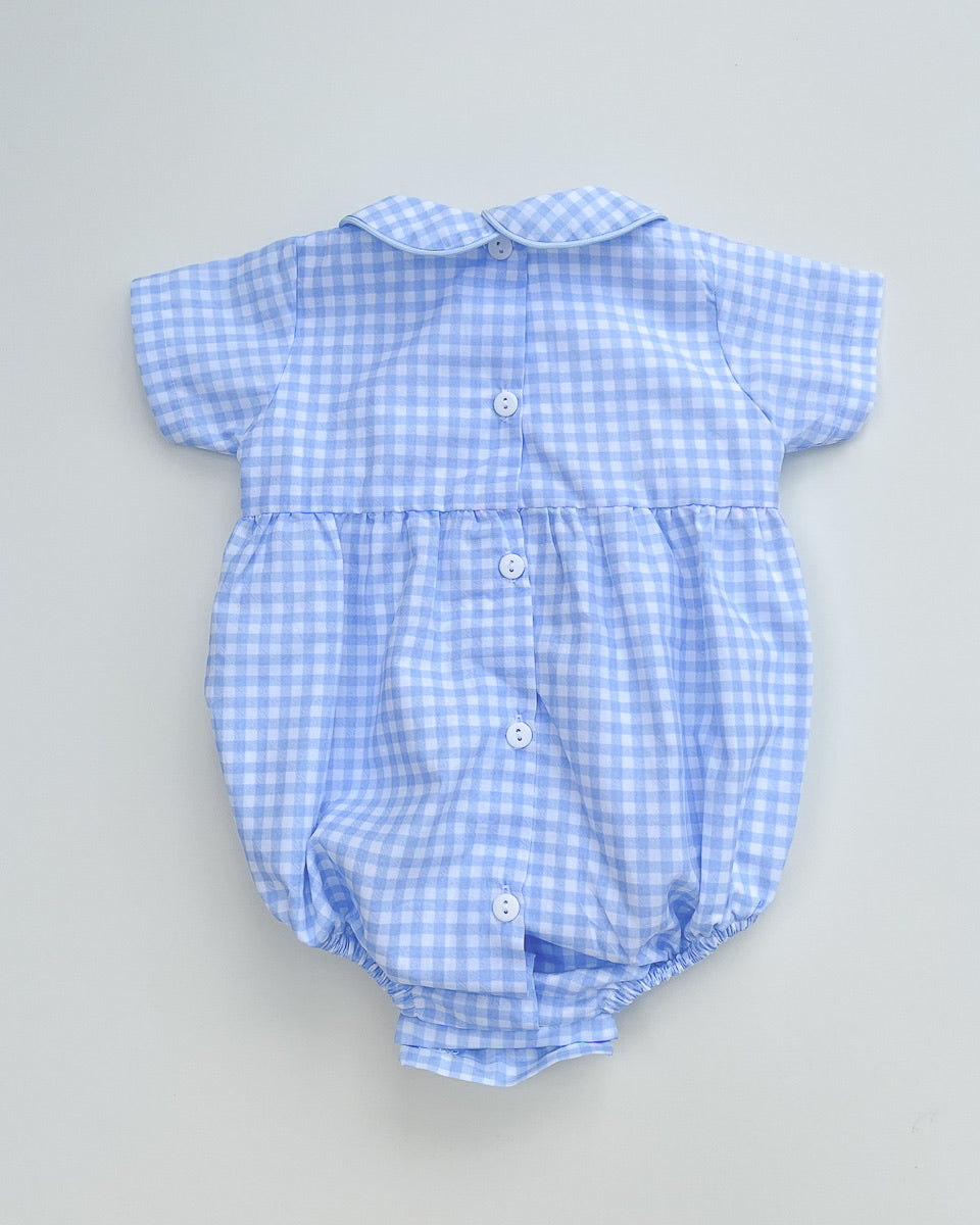 Evora Gingham Bubble Romper