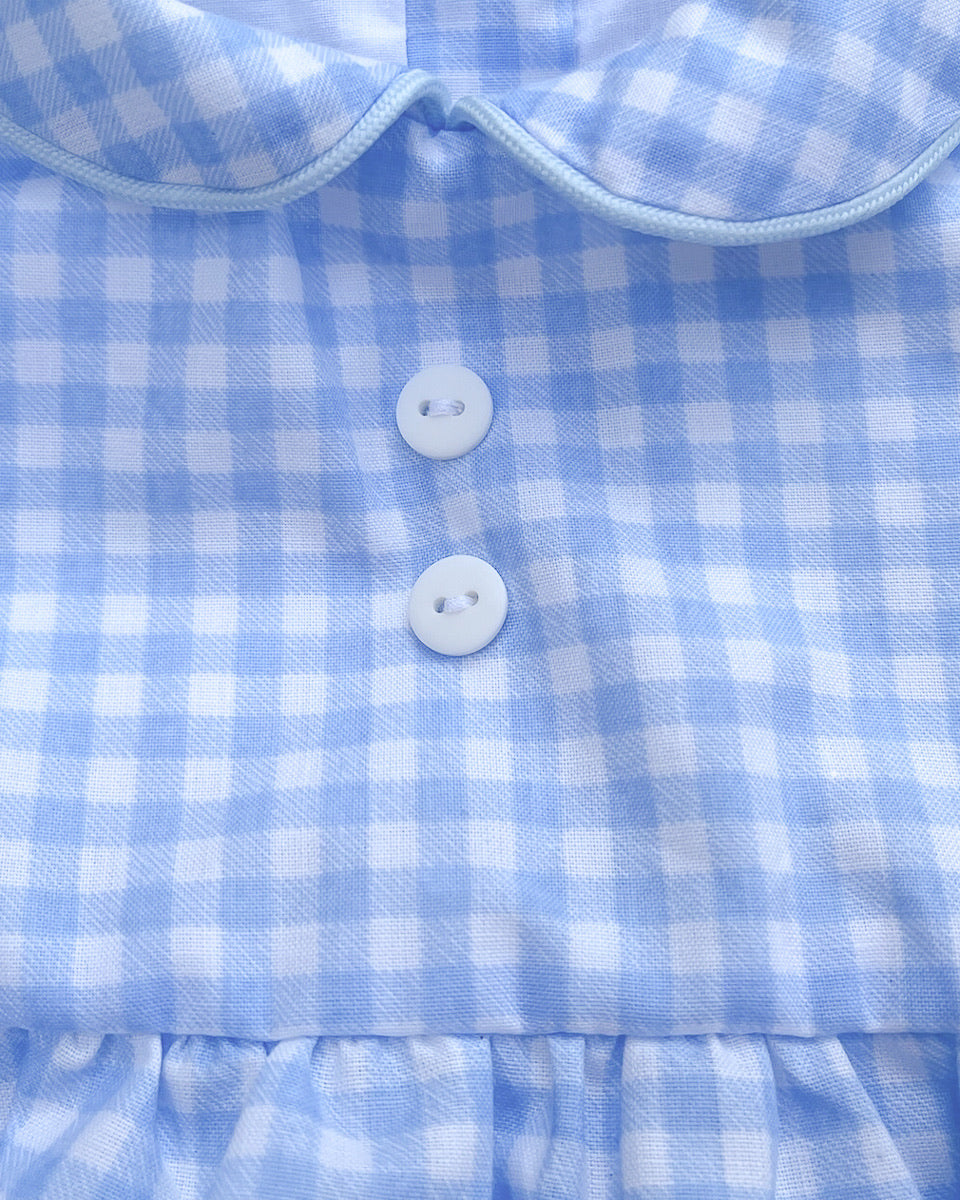 Evora Gingham Bubble Romper