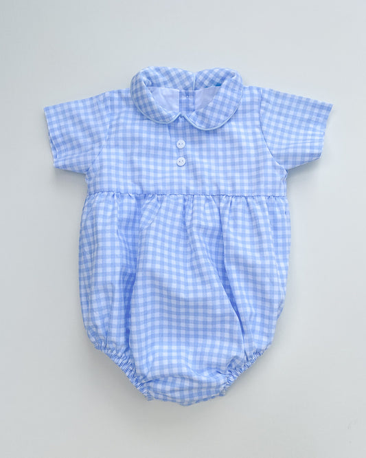 Evora Gingham Bubble Romper