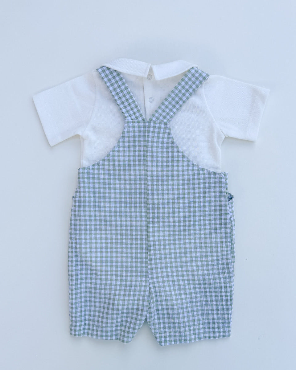 Francisco Gingham Romper Set