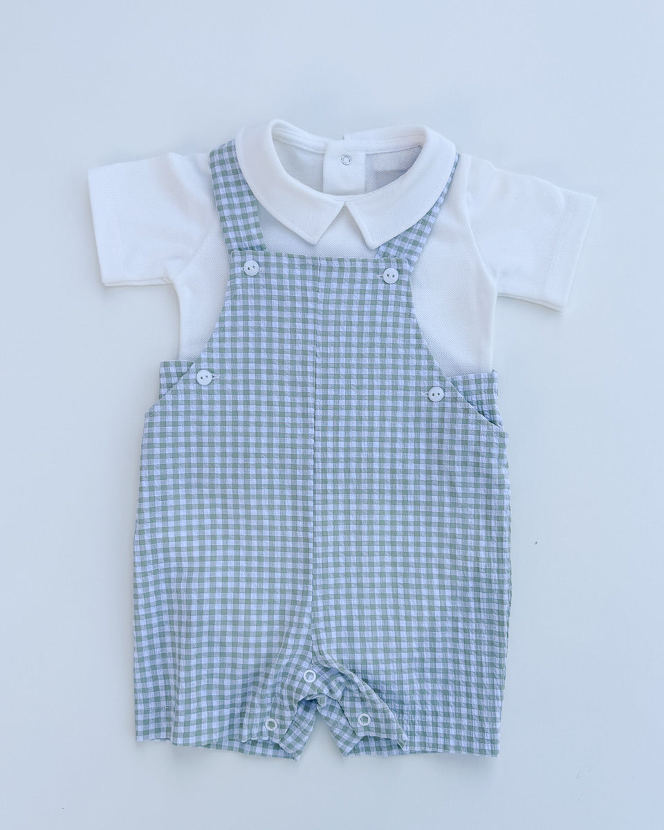 Francisco Gingham Romper Set