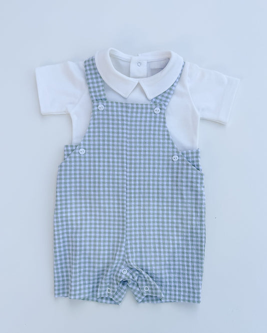 Francisco Gingham Romper Set