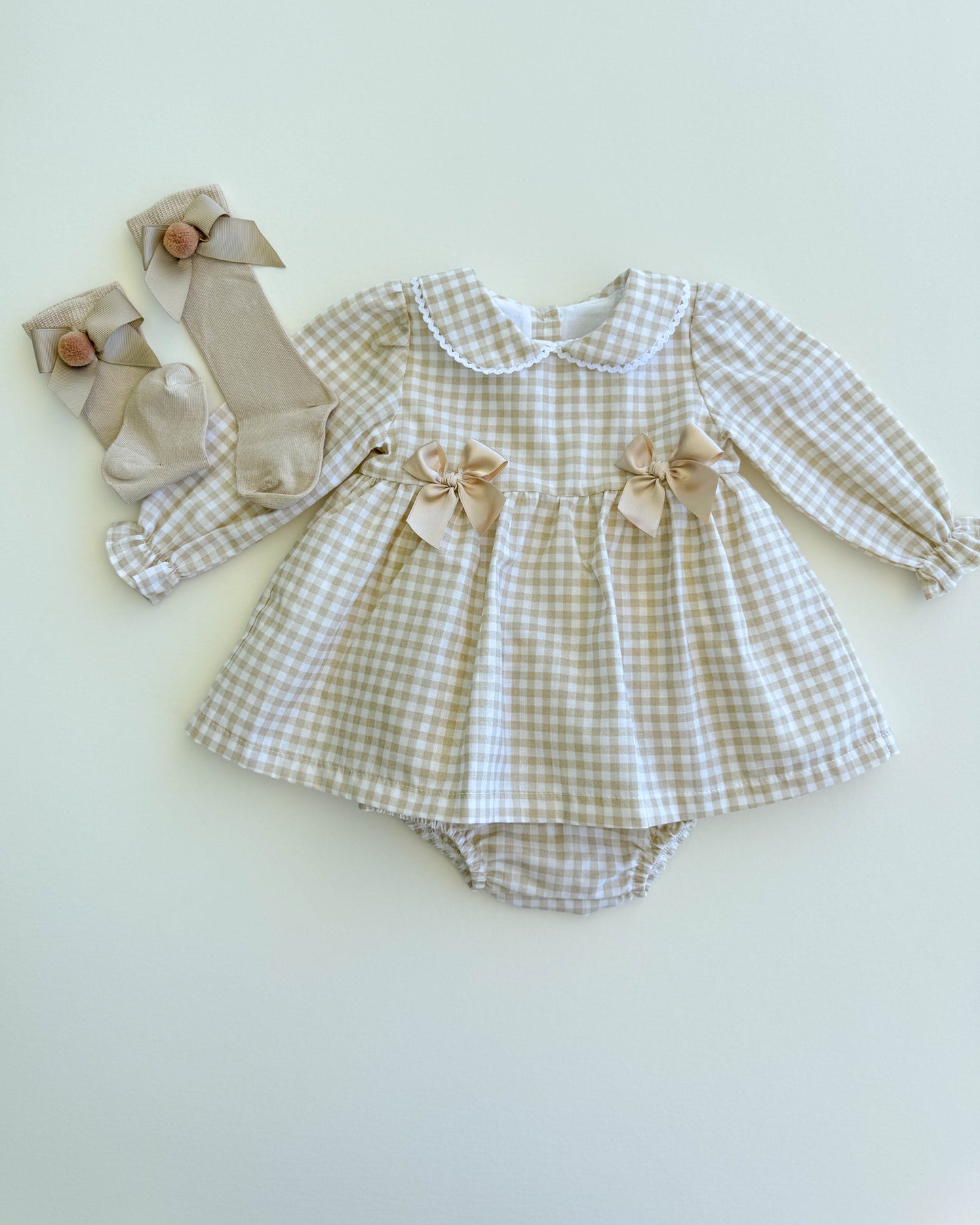 Luísa Gingham Dress Set