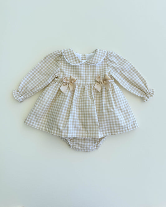 Luísa Gingham Dress Set