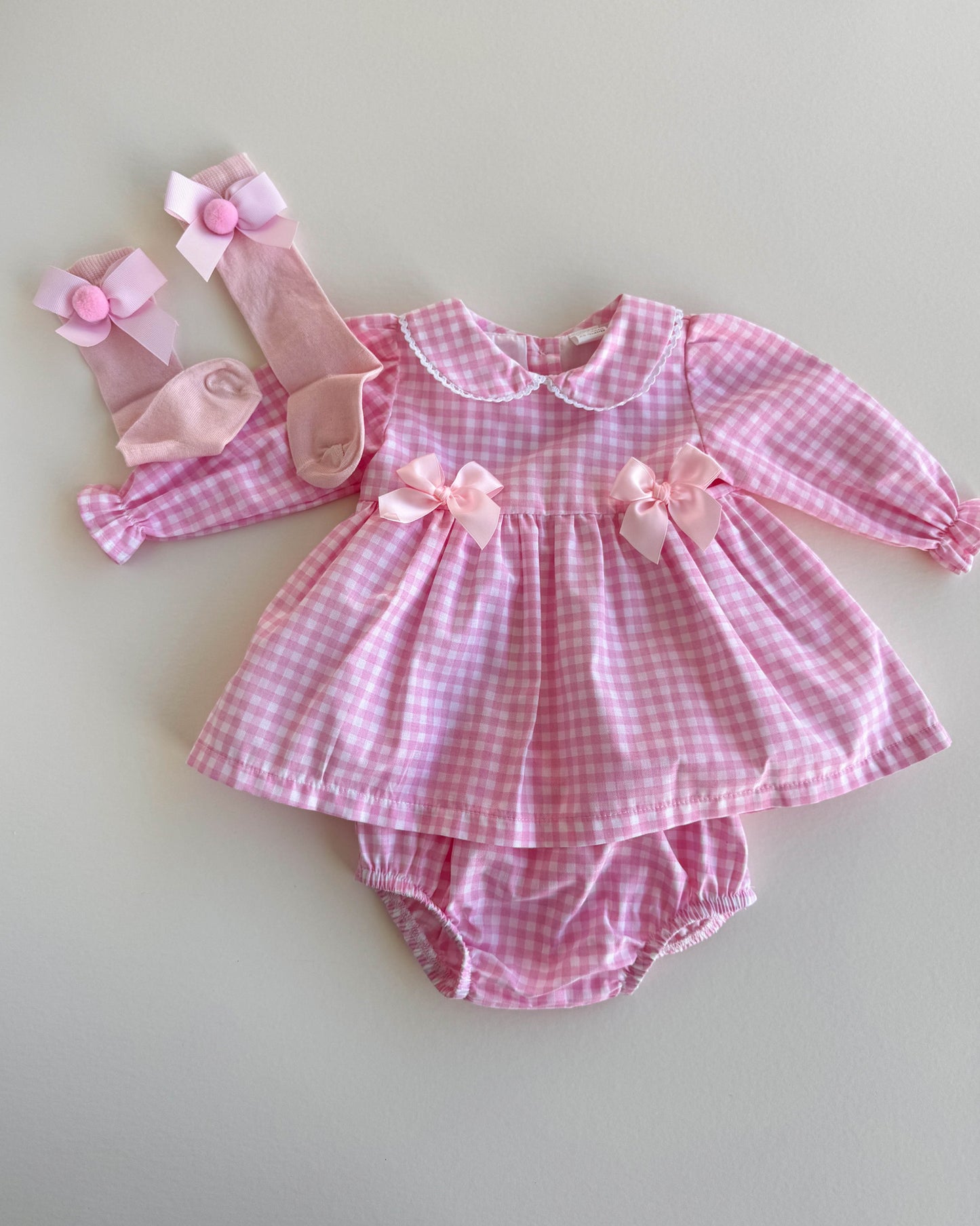 Luísa Gingham Dress Set