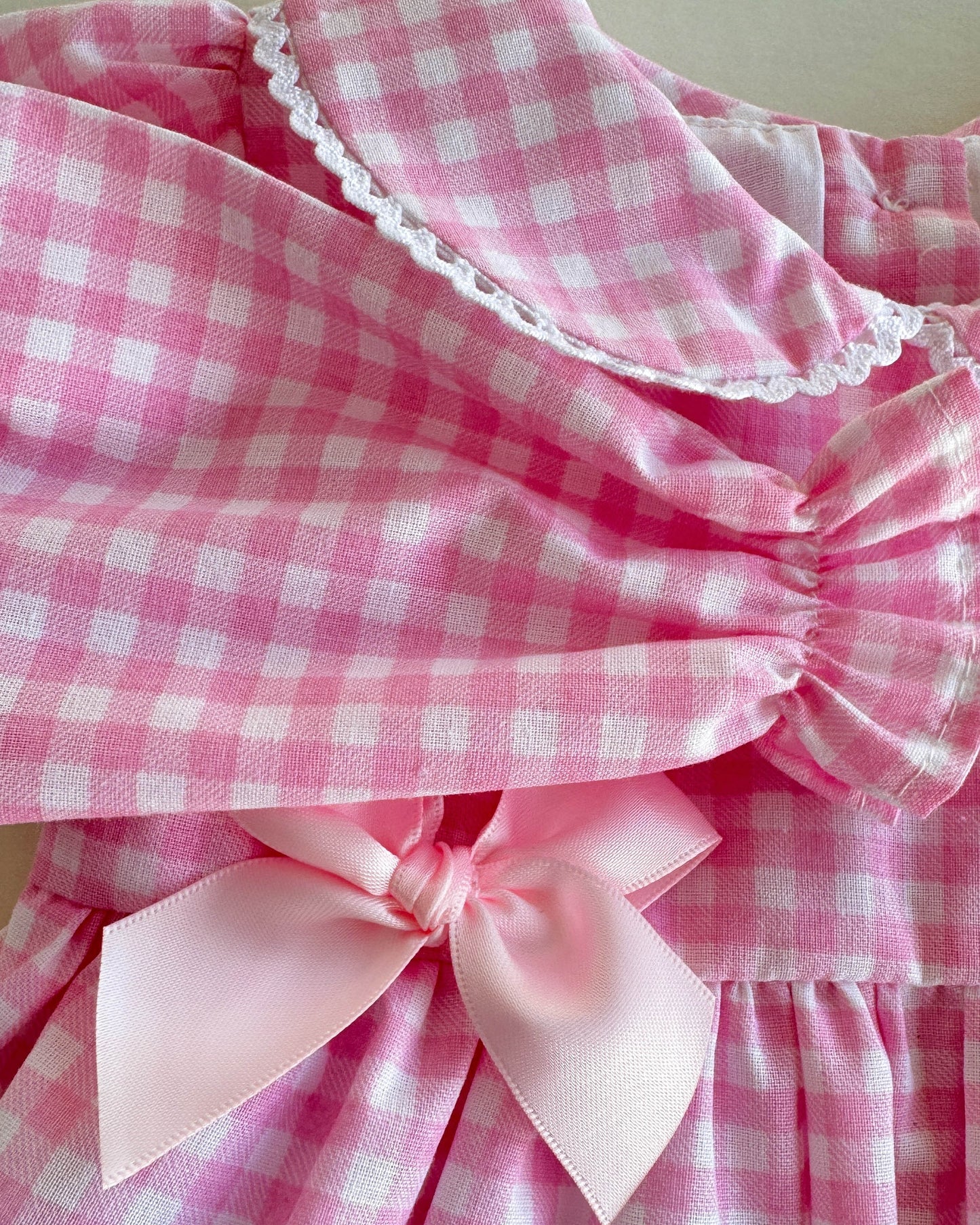 Luísa Gingham Dress Set