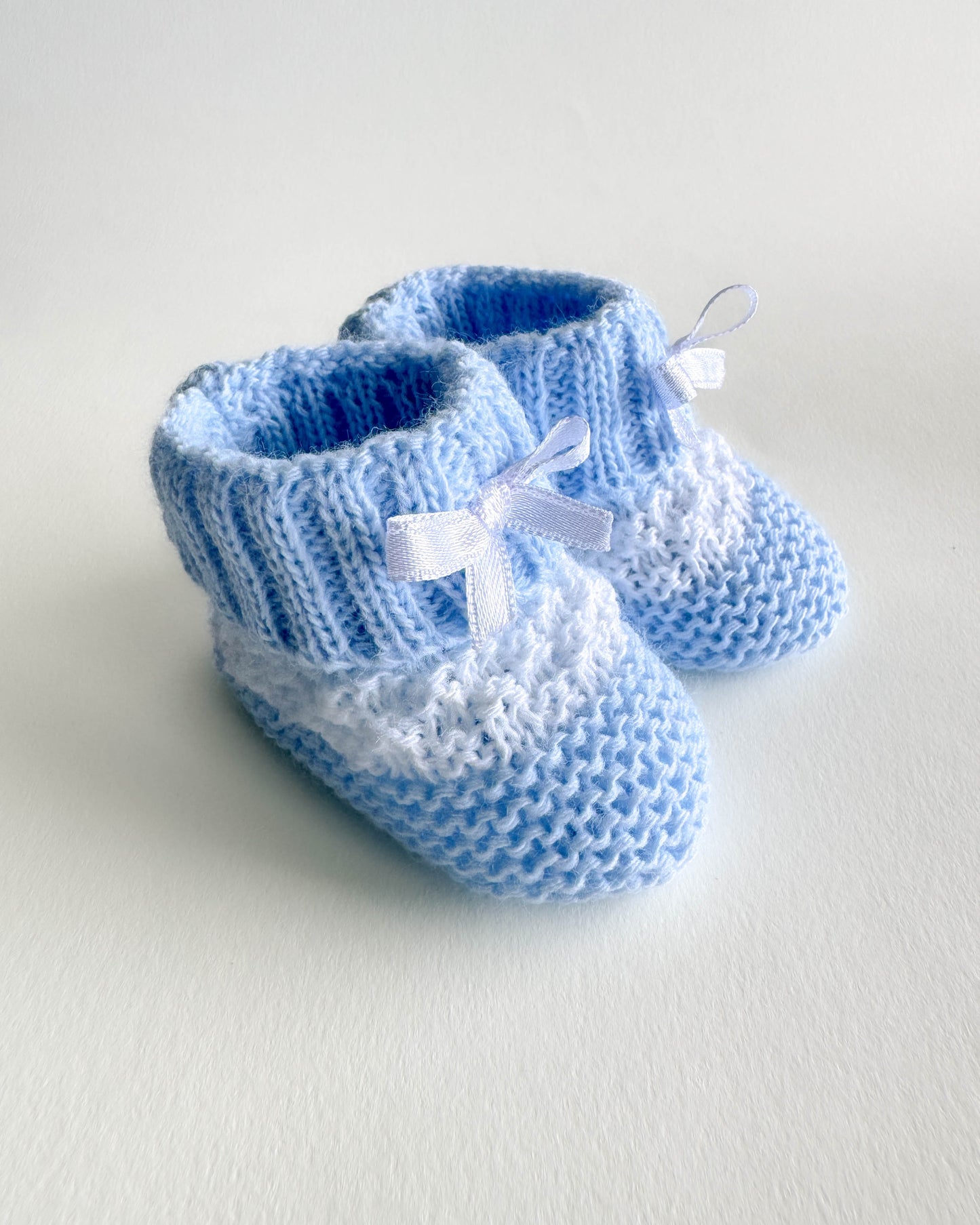 Perle Knit Baby Booties