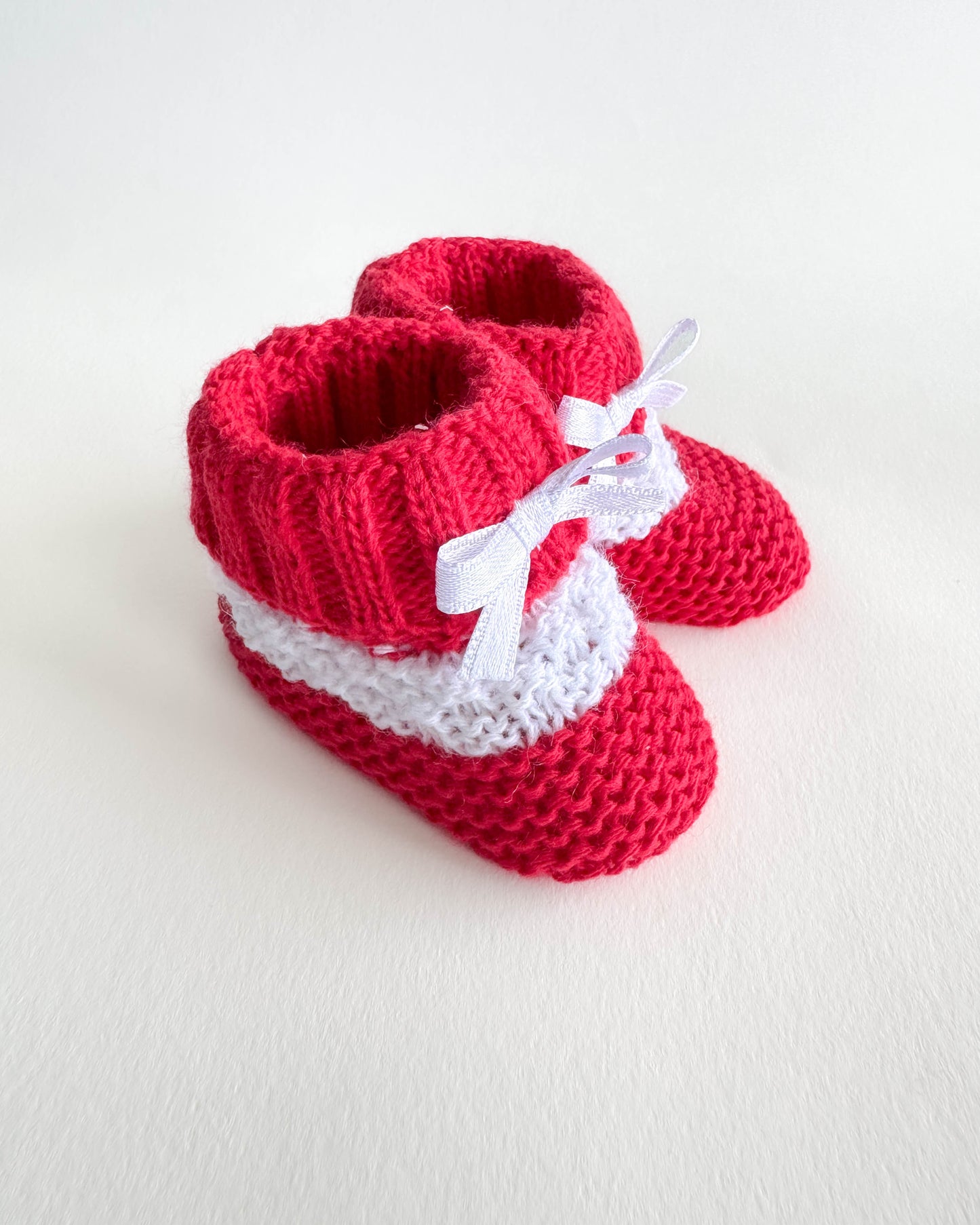 Perle Knit Baby Booties