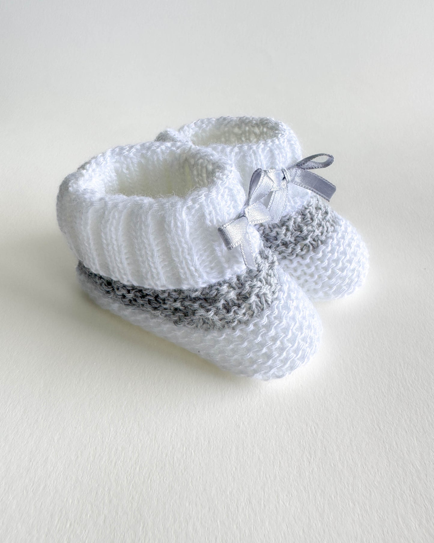 Perle Knit Baby Booties